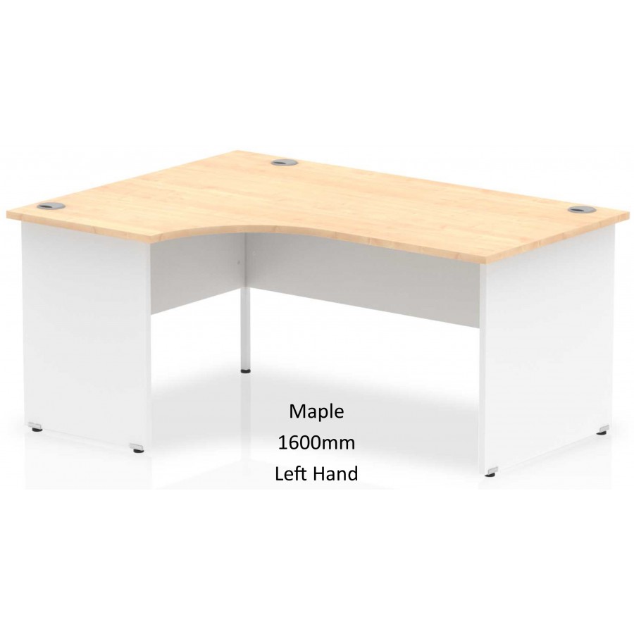 Rayleigh Two Tone Panel End Corner Office Desk